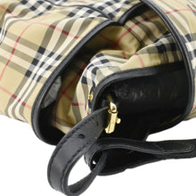 Load image into Gallery viewer, BURBERRY Vintage Check Flap Nylon Diaper Bag Beige
