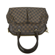 Load image into Gallery viewer, LOUIS VUITTON Trevi PM Damier Ebene Satchel Shoulder Bag Brown
