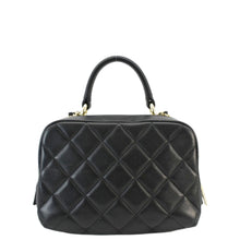 Load image into Gallery viewer, CHANEL Trendy CC Bowling Quilted Leather Shoulder Bag Black
