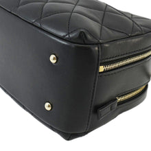 Load image into Gallery viewer, CHANEL Trendy CC Bowling Quilted Leather Shoulder Bag Black
