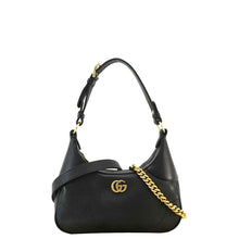 Load image into Gallery viewer, GUCCI Aphrodite Small Leather Shoulder Bag Black 731817
