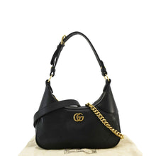 Load image into Gallery viewer, GUCCI Aphrodite Small Leather Shoulder Bag Black 731817
