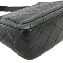 Load image into Gallery viewer, CHANEL Classic Flap Vintage Quilted Leather Tote Bag Black
