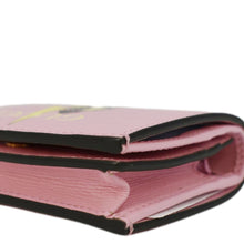 Load image into Gallery viewer, GUCCI  Bananya Print Leather Card Case Holder Pink 701009
