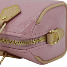 Load image into Gallery viewer, LOUIS VUITTON Nano Speedy Monogram Vernis Crossbody Bag Light Mochi Pink
