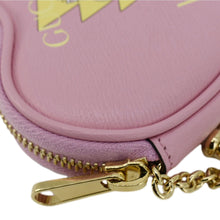 Load image into Gallery viewer, Gucci Bananya Heart Print Leather Coin Case Pink 701062
