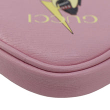 Load image into Gallery viewer, Gucci Bananya Heart Print Leather Coin Case Pink 701062
