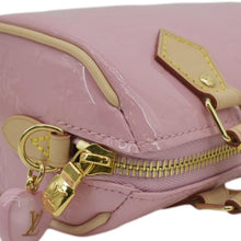 Load image into Gallery viewer, LOUIS VUITTON Nano Speedy Monogram Vernis Crossbody Bag Light Mochi Pink
