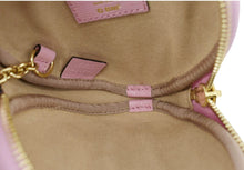 Load image into Gallery viewer, Gucci Bananya Heart Print Leather Coin Case Pink 701062
