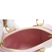 Load image into Gallery viewer, LOUIS VUITTON Nano Speedy Monogram Vernis Crossbody Bag Light Mochi Pink
