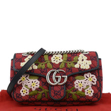 Load image into Gallery viewer, GUCCI GG Marmont Small Canvas Crossbody Bag  front 
