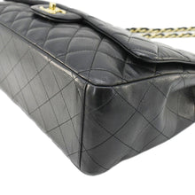 Load image into Gallery viewer, CHANEL Maxi Classic Double Flap Quilted Leather Crossbody Bag Black 13805014
