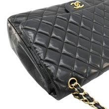 Load image into Gallery viewer, CHANEL Maxi Classic Double Flap Quilted Leather Crossbody Bag Black 13805014
