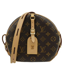 Load image into Gallery viewer, LOUIS VUITTON Boite Chapeau Shoulder Bag Brown front side
