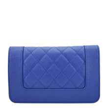 Load image into Gallery viewer, CHANEL Mademoiselle Vintage Flap Quilted Leather Shoulder Bag Blue
