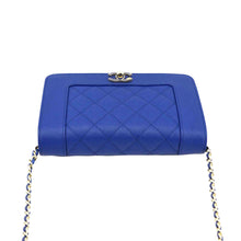 Load image into Gallery viewer, CHANEL Mademoiselle Vintage Flap Quilted Leather Shoulder Bag Blue
