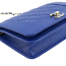 Load image into Gallery viewer, CHANEL Mademoiselle Vintage Flap Quilted Leather Shoulder Bag Blue
