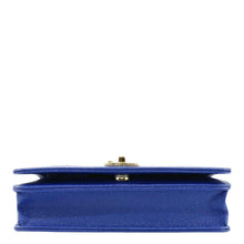 Load image into Gallery viewer, CHANEL Mademoiselle Vintage Flap Quilted Leather Shoulder Bag Blue
