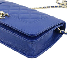 Load image into Gallery viewer, CHANEL Mademoiselle Vintage Flap Quilted Leather Shoulder Bag Blue
