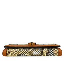 Load image into Gallery viewer, GUCCI Diana Python Chain Wallet Crossbody Bag Cloud Natural Gold 658243
