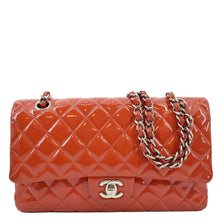 Load image into Gallery viewer, CHANEL Classic Double Flap Shoulder Bag Red front side
