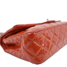 Load image into Gallery viewer, CHANEL Classic Double Flap Shoulder Bag Red lower left corner
