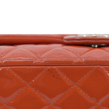 Load image into Gallery viewer, CHANEL Classic Double Flap Quilted Patent Leather Shoulder Bag Red
