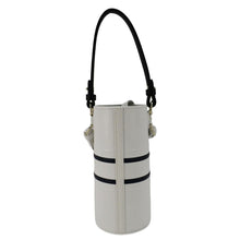 Load image into Gallery viewer, Christian Dior Vibe Bottle Holder Printed Leather Crossbody Bag White
