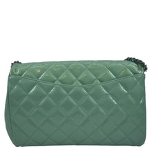 Load image into Gallery viewer, CHANEL Flap Quilted Patent Leather Shoulder Bag Green
