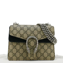 Load image into Gallery viewer, GUCCI Dionysus Mini GG Supreme Canvas Crossbody Bag Beige 421970
