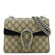 Load image into Gallery viewer, GUCCI Dionysus Mini GG Supreme Canvas Crossbody Bag Beige 421970
