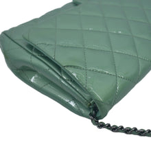 Load image into Gallery viewer, CHANEL Flap Quilted Patent Leather Shoulder Bag Green
