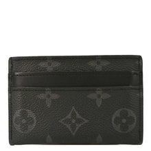 Load image into Gallery viewer, LOUIS VUITTON Monogram Eclipse Card Holder Black
