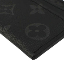 Load image into Gallery viewer, LOUIS VUITTON Monogram Eclipse Card Holder Black
