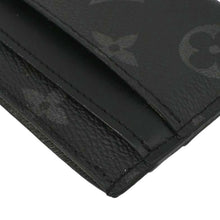 Load image into Gallery viewer, LOUIS VUITTON Monogram Eclipse Card Holder Black
