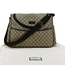 Load image into Gallery viewer, GUCCI Diaper GG Supreme Monogram Canvas Shoulder Bag Beige back side
