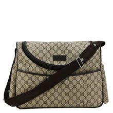 Load image into Gallery viewer, GUCCI Diaper GG Supreme Monogram Canvas Shoulder Bag Beige front look
