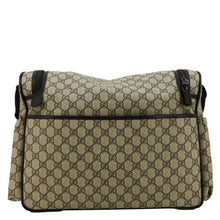 Load image into Gallery viewer, GUCCI Diaper GG Supreme Monogram Canvas Shoulder Bag Beige back look
