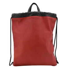 Load image into Gallery viewer, GUCCI Medium Leather Drawstring Tote Bag Red 516639
