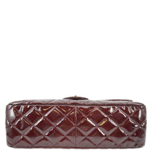 Load image into Gallery viewer, CHANEL 2.55 Reissue Double Flap Patent Leather Shoulder Bag Maroon
