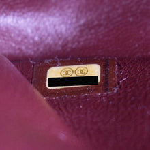 Load image into Gallery viewer, CHANEL 2.55 Reissue Double Flap Patent Leather Shoulder Bag Maroon
