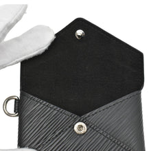 Load image into Gallery viewer, LOUIS VUITTON Kirigami Necklace Epi Leather Clutch Black
