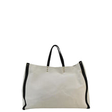 Load image into Gallery viewer, VALENTINO GARAVANI VLTN Canvas Tote Bag White
