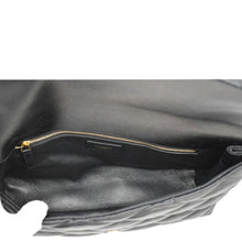 Load image into Gallery viewer, YVES SAINT LAURENT Sade Large Satin Clutch Black
