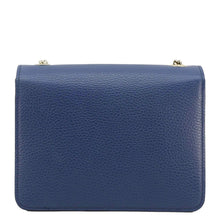 Load image into Gallery viewer, GUCCI Interlocking GG Leather Crossbody Bag Blue 510304
