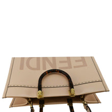 Load image into Gallery viewer, FENDI Sunshine Medium Leather Crossbody Tote Bag Light Pink
