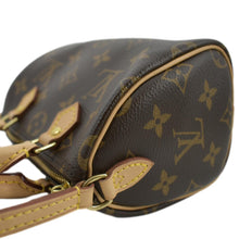 Load image into Gallery viewer, LOUIS VUITTON Nano Speedy Monogram Canvas Crossbody Bag Brown
