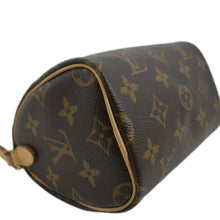 Load image into Gallery viewer, LOUIS VUITTON Nano Speedy Monogram Canvas Crossbody Bag Brown
