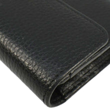 Load image into Gallery viewer, GUCCI Interlocking GG Calfskin Leather Wallet Black 615524
