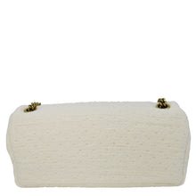 Load image into Gallery viewer, YVES SAINT LAURENT Calypso Organza Leather Crossbody Bag White
